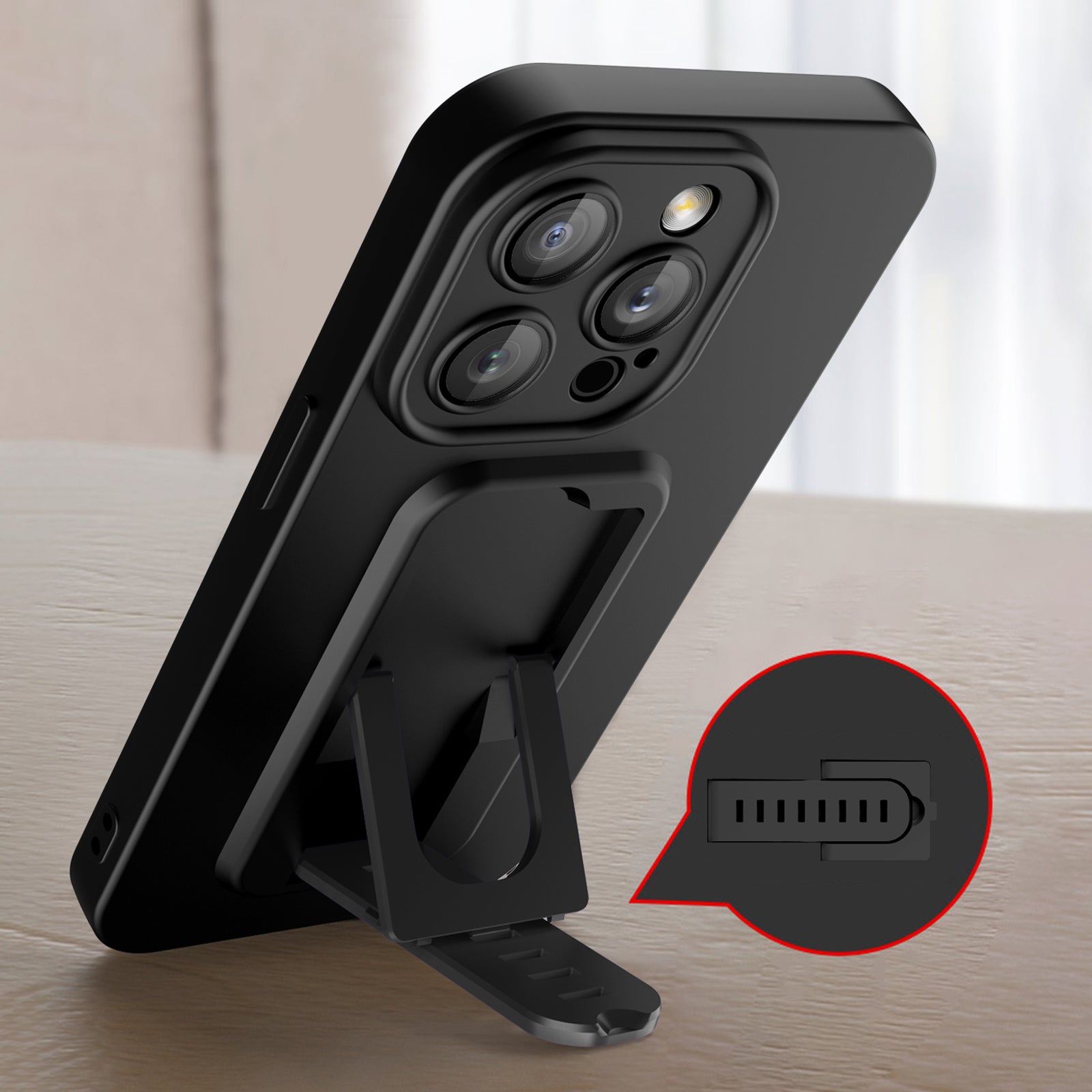 For iPhone 14 Pro Max Glass Camera Film Phone Cover Adjustable Kickstand Phone Case For iPhone 14 Pro Max Glass Camera Film Phone Cover Adjustable Kickstand Phone Case